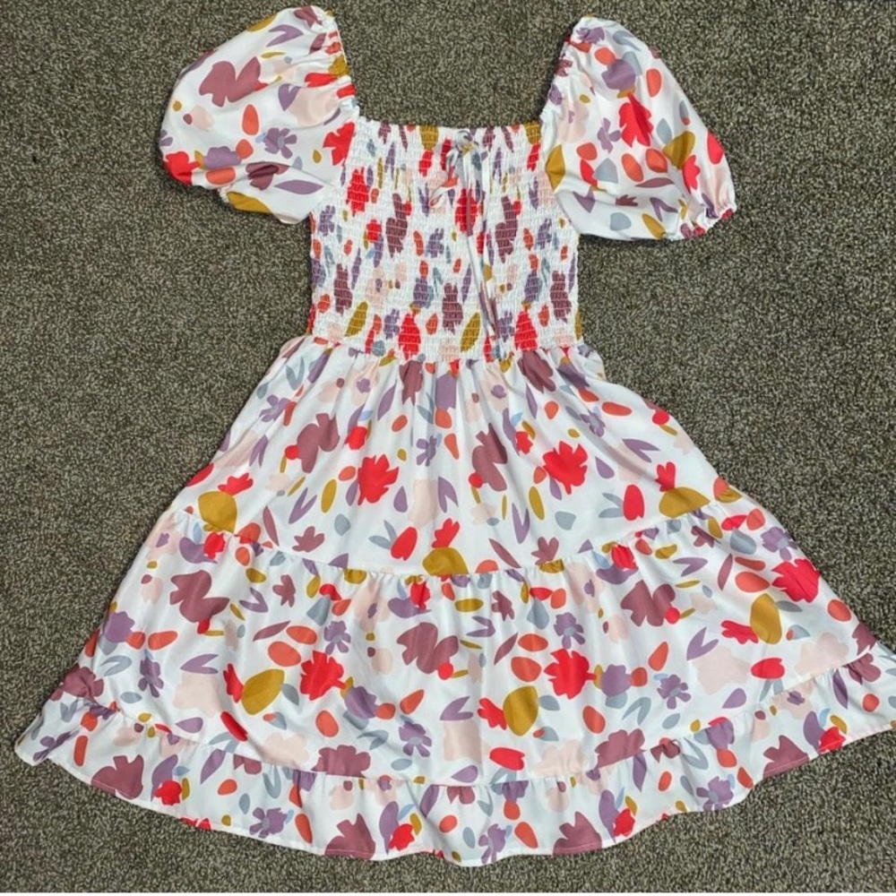 Floral baby doll dress